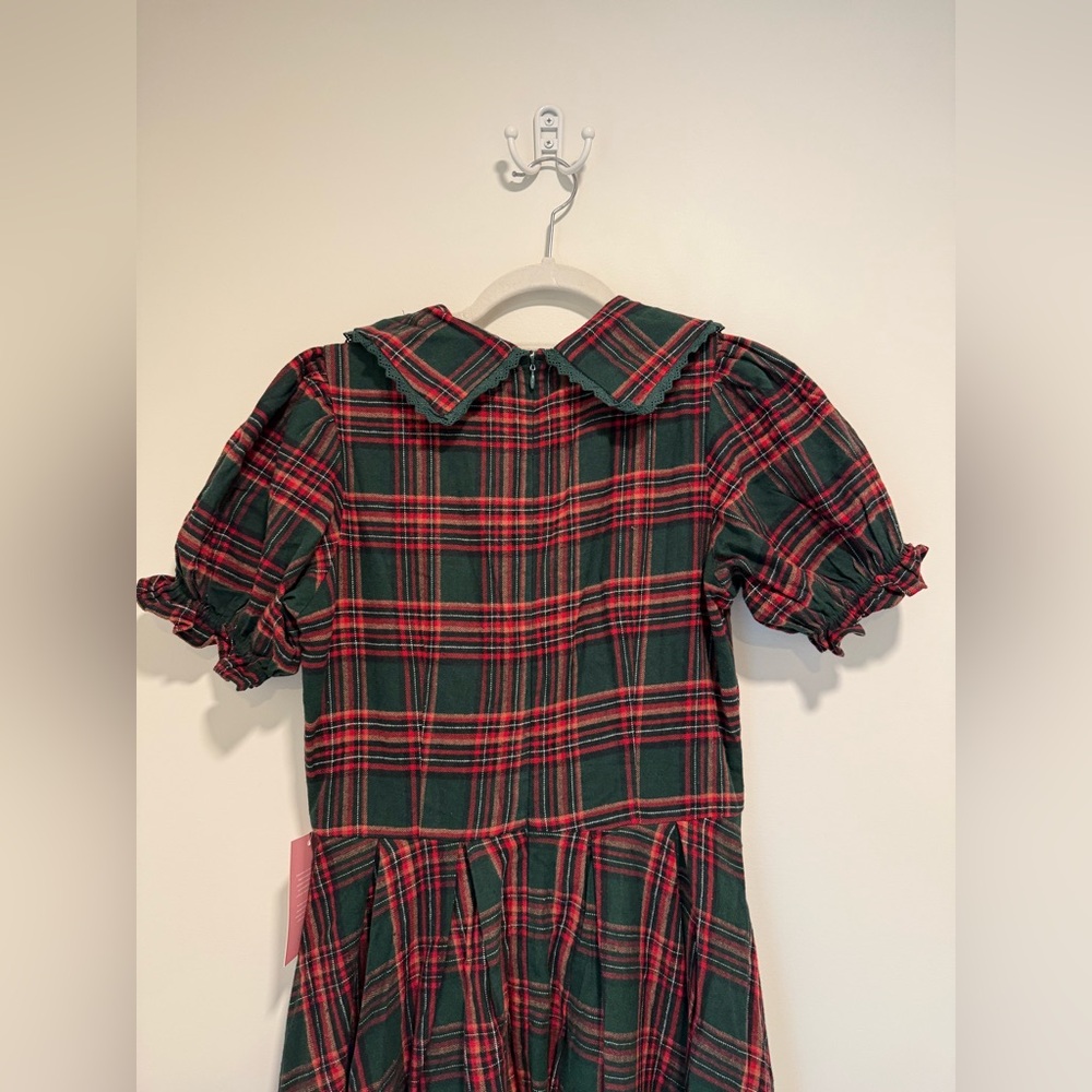 Ivy City Co Sophia Dress in Green and Red Plaid, size 4 NWT - Picture 9 of 9